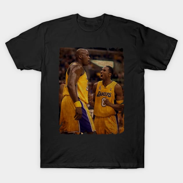 Shaquille O'Neal in Lakers T-Shirt by Milu Milu